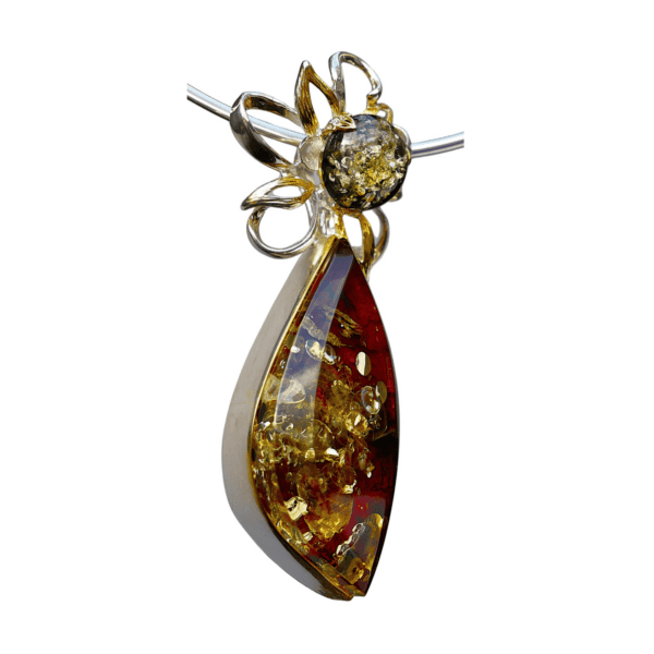 amber blossom pendant 3a