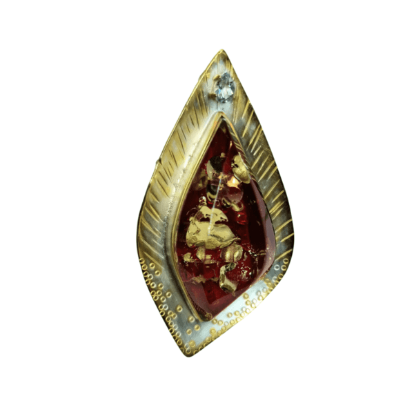 a close up of a pendant