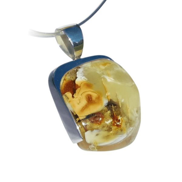 a close up of a pendant